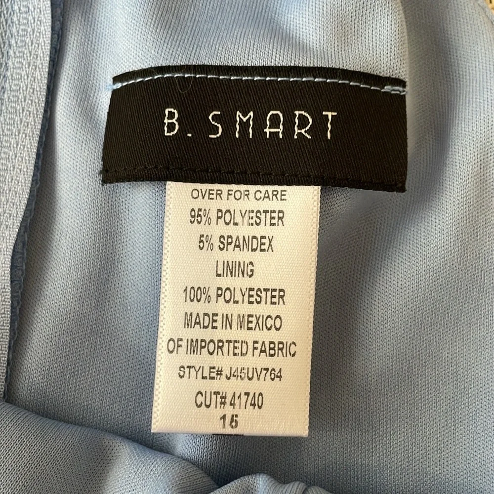 B. Smart Blue Ruffle Cut-Out Mini Halter Dress, 11 & 15 - Picture 6 of 6